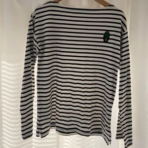 Long Sleeve Shirt with Cactus Embroidery